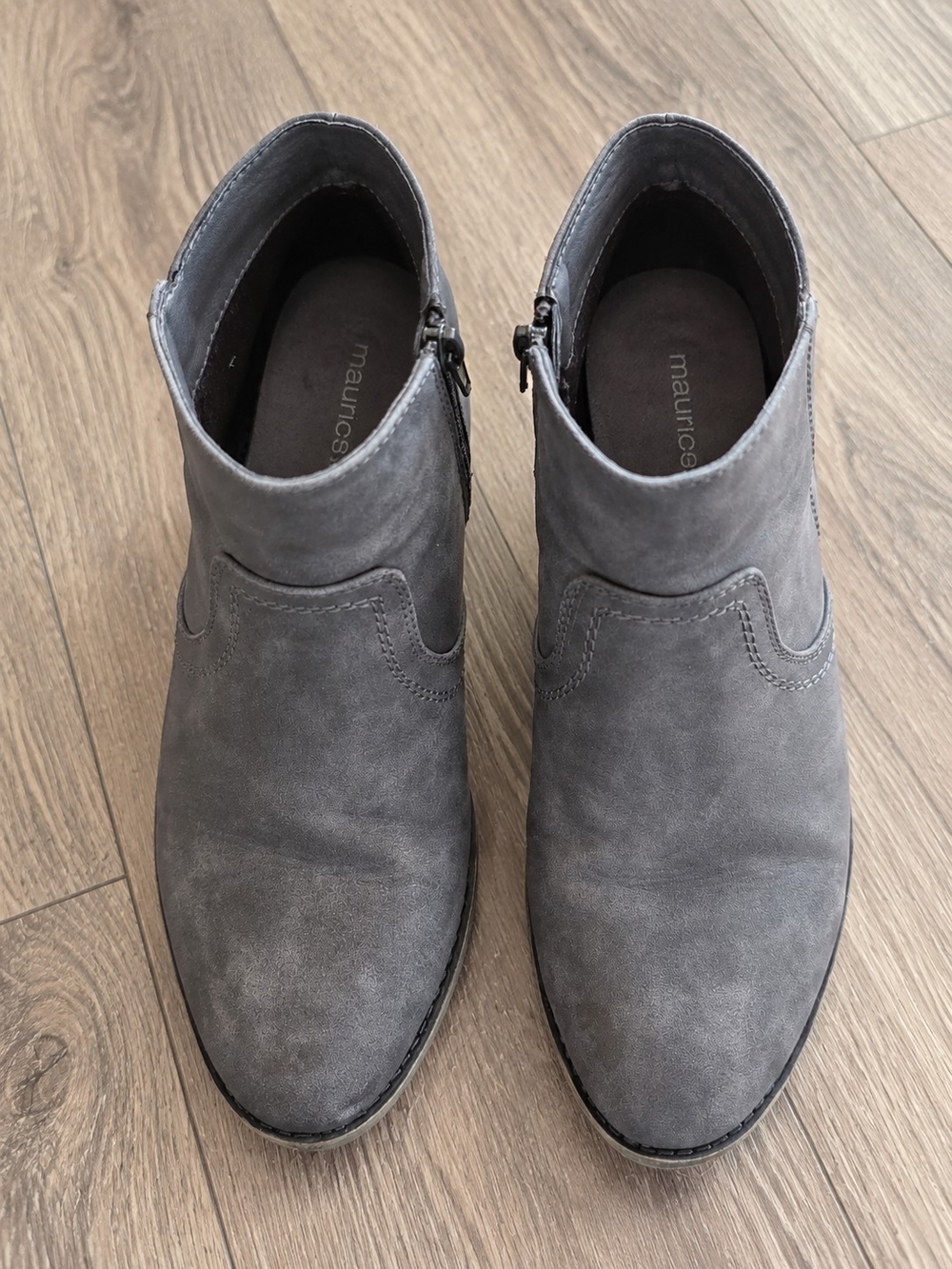 Maurices Abigail Gray Ankle Booties Women’s Size 8.5M